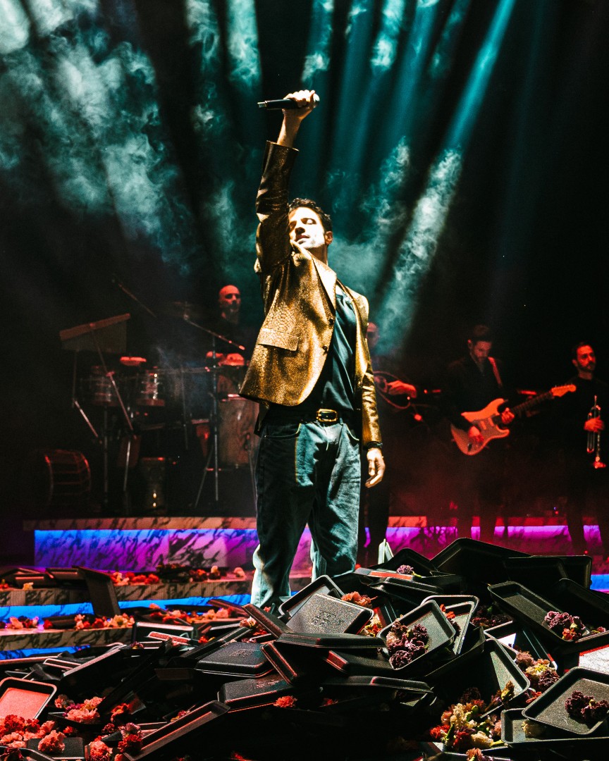Στιγμιότυπο από performance στο Κέντρο Αθηνών